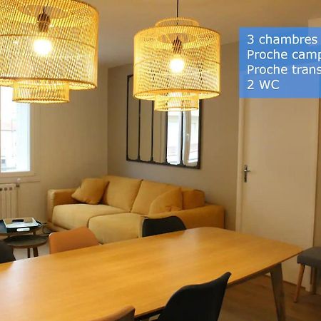 Bienvenue Chez Ed Apartment Villeurbanne Bagian luar foto
